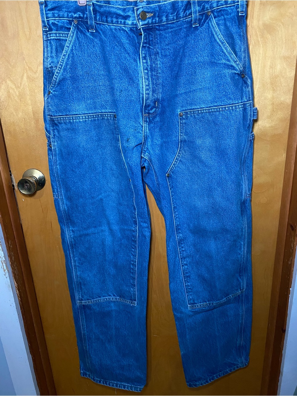 Carhartt Blue Denim Carpenter Pants